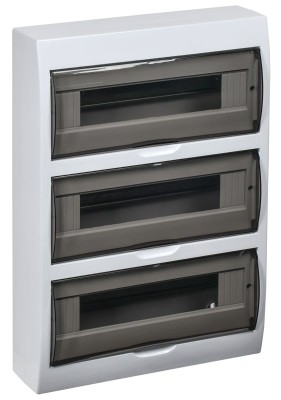Корпус навесной ЩРН-Пк-45 Krepta 3 IP41 пластик. бел. IEK MKP12-N-04-45-41