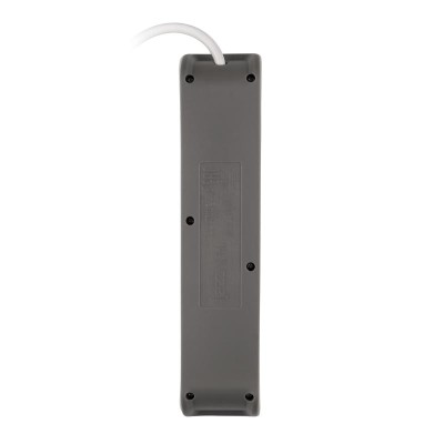 Удлинитель 4х3м с заземл. с выкл. бел. ET-04-300W (4х3.0) JAZZway 5051812