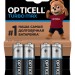 Элемент питания алкалиновый AA/LR6 (блист. 4шт) Turbo Max Opticell 6053003