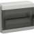 Корпус КМПн-12 TEKFOR IP65 черн. прозр. дверь пластик. IEK TF5-KP72-N-12-65-K03-K02