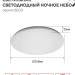 Светильник светодиодный DECO НОЧНОЕ НЕБО 18Вт 6500К 1170лм 230В 230х55мм IN HOME 4690612033495