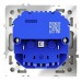 Розетка 1-м СП S70 16А с USB A+A с заземл. защ. шторки механизм шелк Voltum VLS040404