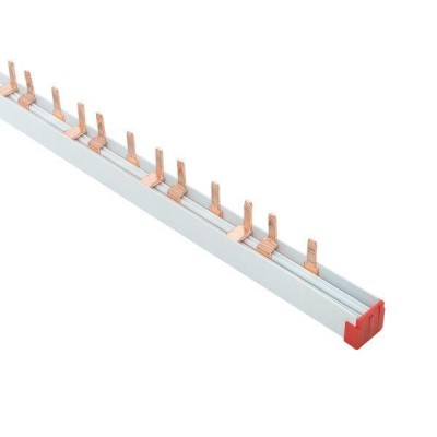 Шина соединительная PIN 3ф 63А мед. изол. 54мод (дл.1м) EKF pin-03-63