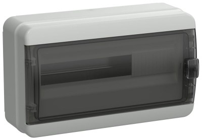 Корпус КМПн-18 TEKFOR IP65 черн. прозр. дверь пластик. IEK TF5-KP72-N-18-65-K03-K02