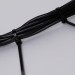 Хомут кабельный 2.5х150 нейл. черн. (уп.100шт) IEK UHH32-D025-150-100