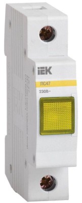 Лампа сигнальная ЛС-47 желт. IEK MLS10-230-K05 Лампа сигнальная ЛС-47 желт. IEK MLS10-230-K05