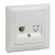 Розетка телефонная 1-м СП Valenzo 6034 16А IP20 бел. ASD / IN HOME 4690612006420