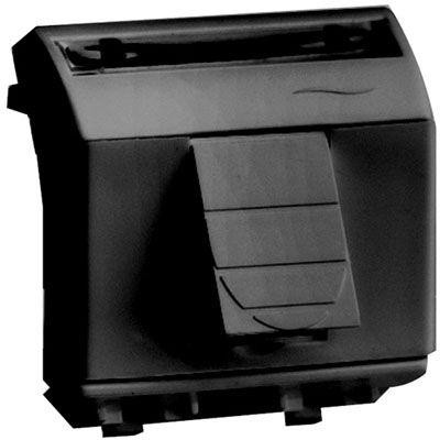Розетка компьютерная 1-м СП 2мод. Brava RJ45 кат.5E черн. DKC 77642N Розетка компьютерная 1-м СП 2мод. Brava RJ45 кат.5E черн. DKC 77642N