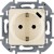 Розетка 1-м СП Inspiria 16А IP20 250В 2P+E немецк. стандарт с заряд. устр. USB тип C 1.5А 5В механизм сл. кость IEK 673771