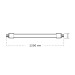 Лампа светодиодная PLED T8-1200GL 30Вт T8 матовая 6500К G13 FROST JazzWay 5066076