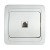 Розетка телефонная 1-м СП Classico 2034 16А IP20 бел. ASD / IN HOME 4690612000404