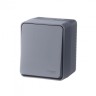 Выключатель 1-кл. ОП AtlasDesign PROFI IP54 10AX антрацит SE ATN544011