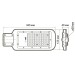 Светильник светодиодный PSL 07 30Вт 5000К IP65 180-260В AC ДКУ уличный JazzWay 5041035