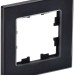 Рамка 1-м BRITE РУ-1-2-БрЧ стекло черн. IEK BR-M12-G-K02