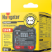 Тестер 95 796 NMT-St-106D для розеток и УЗО с вольтметром Navigator 95796