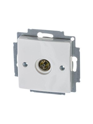 Розетка телевизионная одиночная TV Basic механизм альп. бел. ABB 2CKA001724A4276 Розетка телевизионная одиночная TV Basic механизм альп. бел. ABB 2CKA001724A4276