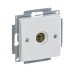 Розетка телевизионная одиночная TV Basic механизм альп. бел. ABB 2CKA001724A4276