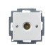 Розетка телевизионная одиночная TV Basic механизм альп. бел. ABB 2CKA001724A4276