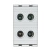 Клемма силовая вводная двойн. КСВ 16-50кв.мм сер. EKF plc-kvs2-16-50-grey