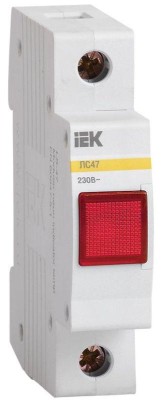 Лампа сигнальная ЛС-47 красн. IEK MLS10-230-K04 Лампа сигнальная ЛС-47 красн. IEK MLS10-230-K04