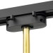 Светильник трековый ARTLINE поворотный 85х85х80мм GX53 230В алюм./пластик. 4кв.м зол. Ritter 59868 2