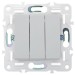 Выключатель 3-кл. SKANDY 10А SK-V11W арктич. бел. IEK SK-V30-0-10-K01