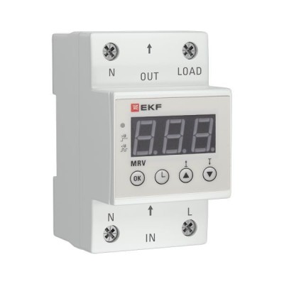 Реле напряжения с дисплеем MRV 63А PROxima EKF MRV-63A