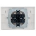 Розетка 2-м СП BRITE РСбш12-3-44-БрБ 16А в сборе IP44 с крышкой бел. IEK BR-R26-16-44-K01-F