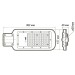 Светильник светодиодный PSL 07 50Вт 5000К IP65 180-260В AC ДКУ уличный JazzWay 5041059