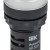 Лампа светосигнальная AD22DS d22мм 230В AC/DC бел. KARAT IEK BLS10-ADDS-230-K01