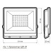 Прожектор светодиодный СДО-20 100Вт 6500К IP65 230В BL ДО прозр. закален. стекло ФАZА 5047341