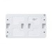 Розетка 2-м ОП AtlasDesign PROFI 16А IP54 заземл. защ. шторки бел. SE ATN540126