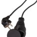 Удлинитель-шнур 1х30м 10А IP44 3500Вт 220-350В КГ 2х1.0мм каучук КОСМОС YSHKsm30m-1g(10A)KG