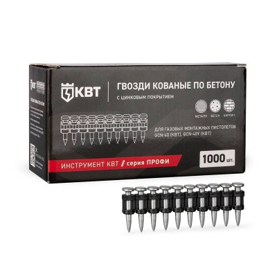 Гвоздь кованый по бетону GGN-3025MG ПРОФИ (уп.1000шт) КВТ 106199