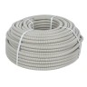 Труба гофрированная ПВХ d16мм с протяжкой сер. (уп.100м) Plast PROxima EKF tg-z-16
