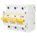 Выключатель автоматический модульный 3п D 40А 10кА ВА47-100 IEK MVA40-3-040-D